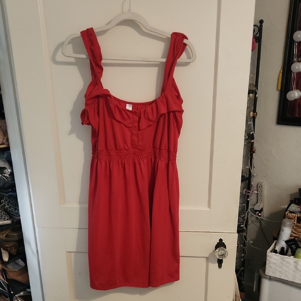 No Boundaries Vibrant Red Top